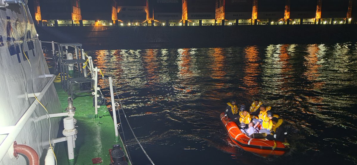 AN_Command's tweet photo. Maritime Medical Evacuation | Rough Seas, Swift Response

On receipt of information from #MRCC #SriVijayaPuram, #CGRHQ(A&N), under the aegis of #ANC, swiftly coordinated a challenging night-time #MedicalEvacuation during the intervening night of 24–25 Sep 26, involving a 32-year-old #Myanmar national onboard a merchant vessel off #CampbellBay, who sustained severe hand injuries following an accident onboard.

Despite rough seas and darkness, an Indian Coast Guard ship safely reached the merchant vessel, embarked the injured crew member and brought him to #CampbellBay Harbour. The casualty was subsequently handed over to the local agent and shifted to the Primary Health Centre, Campbell Bay, for further medical care.

The swift and coordinated response reaffirmed #ANC’s commitment to #MaritimeSafety and #SavingLivesAtSea.

#MEDEVAC #ANC #IndianCoastGuard 
#HADR #HumanitarianAssistance
