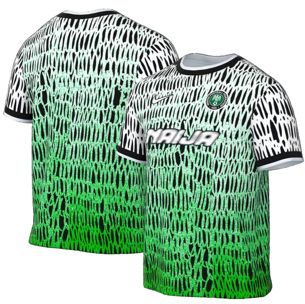 FitnessPood's tweet photo. Nigeria✨ 
By Popular Demand
 Brand new retros like Rashidi Yekini era 1994 and all new Nigeria jerseys are now available. 

click and order
chat with a real human agent 24/7