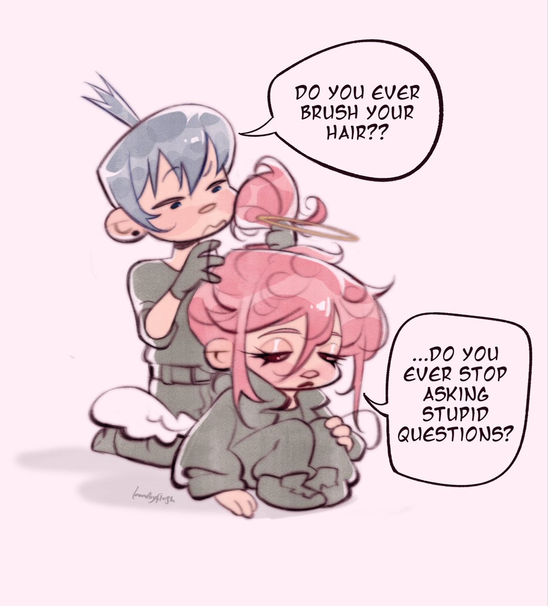 lovedbyflesh's tweet photo. ponytail angel stuff ˚.⋆꒰১ ໒꒱⋆.˚ #akiangel #csm https://t.co/86Y4vfbYa4