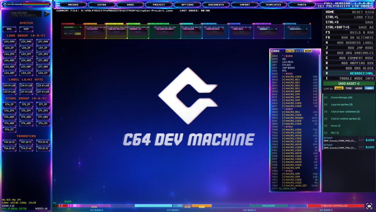 RoRamsay's tweet photo. Starlight edition UI is here for #c64devmachine #c64 #c64ultimate https://t.co/UBn6lRoQpO