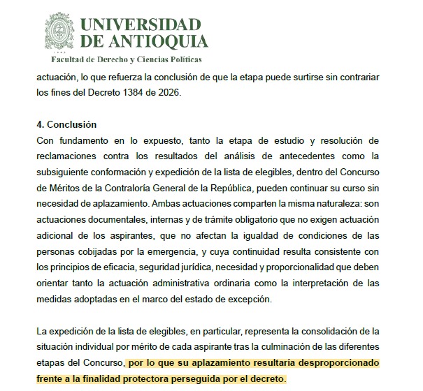 MeritoSeRespeta's tweet photo. La @CGR_Colombia aplica su supuesta "rigurosidad" a nivel externo, pero a nivel interno actúa como una entidad clientelista. 
El concepto de la @UdeA operadora del concurso se desestimó.
#CGRMiente https://t.co/UP4IUjfmAt