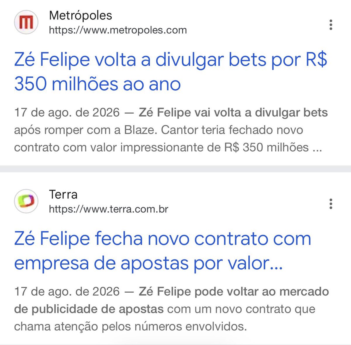 fnandavv's tweet photo. quando você se sentir azarado, pense no Zé Felipe, que assinou um contrato de 350 milhões com uma bet MÊS PASSADO, comprou um jato e uma casa em Miami e, hoje, o presidente anunciou o fim das bets 😭 https://t.co/dV5zMyqiJl