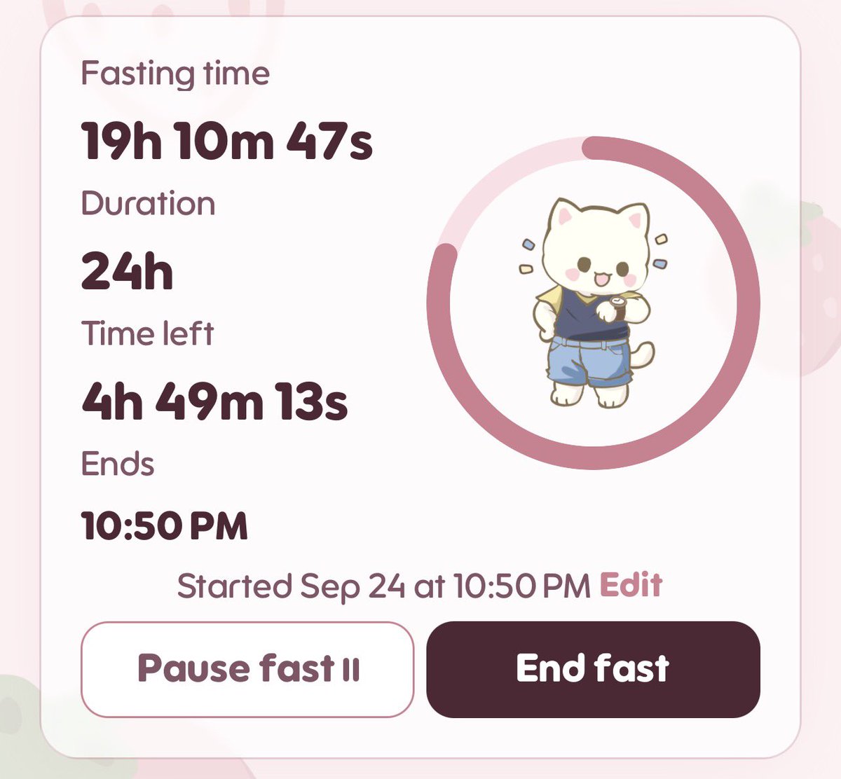 r0txq's tweet photo. First fast. How the hell do you guys dream with the stomach pain? (>_<) https://t.co/5PVpel8uo3