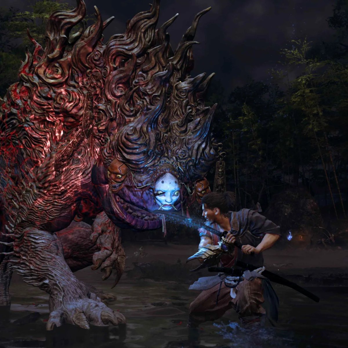 CAioCOLIN's tweet photo. Sera q a @capcom_official vai fazer uma collab de #monsterhunter wilds e #onimusha? Fico imaginando os Nue facilmente no game https://t.co/MKnxKJKLij