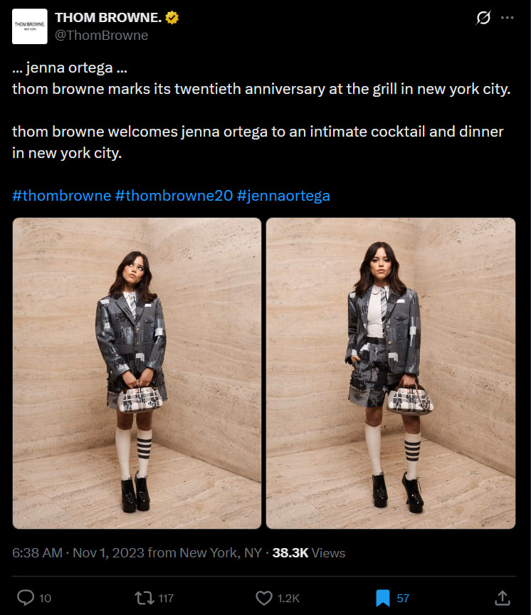 exxdisn's tweet photo. he only started caring abt media & paparazzi attention when his nazi/white supremacist promo stopped getting clout n his money ran out. 😉 that’s when he found a cash cow in jenna ortega, who’s out here promoting his trash music n helping him whitewash his racist image. #CancelEliasRonnenfelt  #CancelIceage