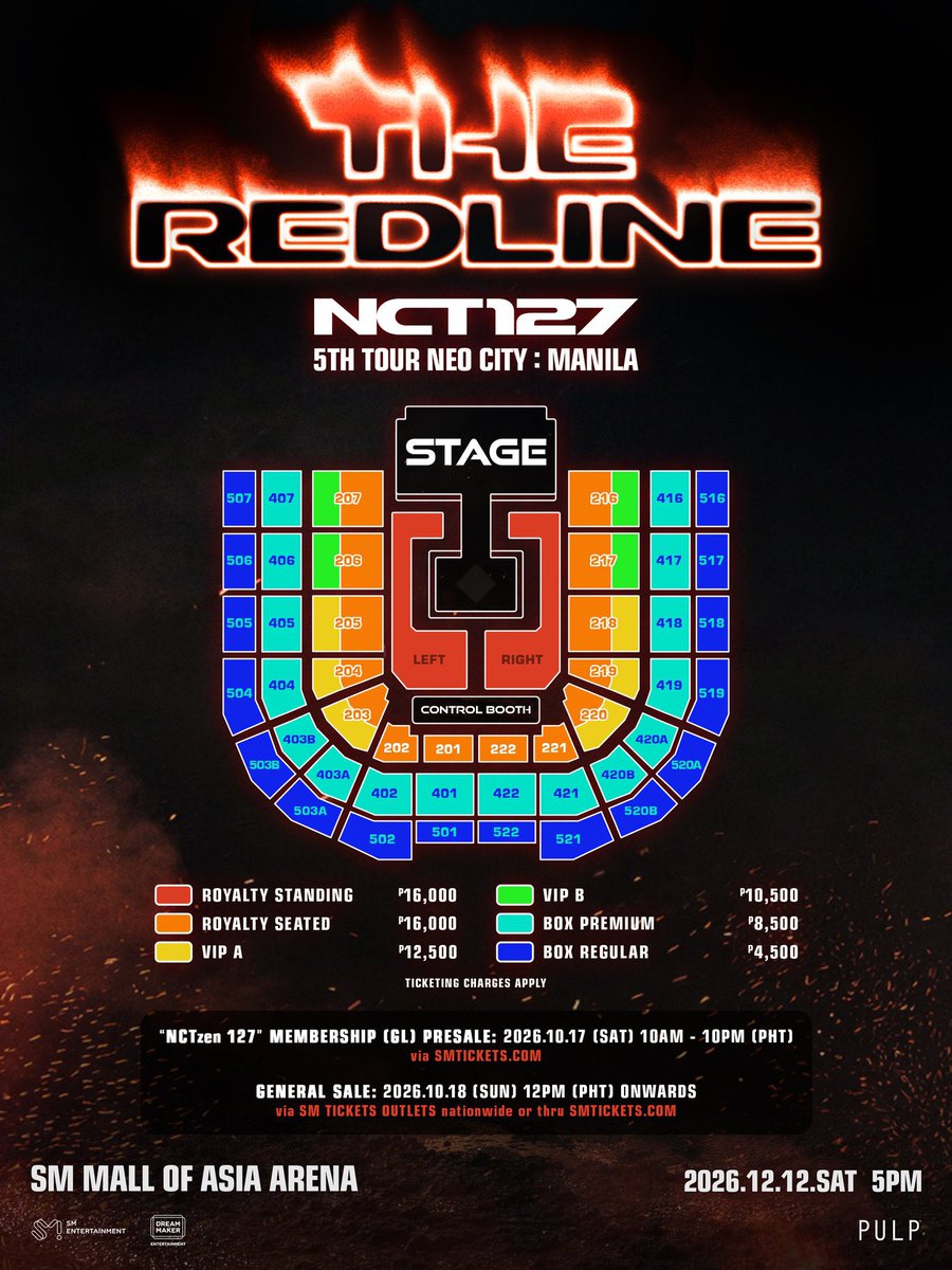 moorejstip's tweet photo. wts lfb tpa ticket htb proxy

📢DL / Ticketing assistance / help to buy / pasabuy / pasabay / pabili for NCT 127 5TH TOUR 'NEO CITY : MANILA - THE REDLINE' now open 🧚🏽‍♀️

📅 December 12, 2026
📍 SM Mall of Asia Arena

⚡️Low or No Queue
🎫“NCTzen 127” Membership (GL) Presale and General Onsale
✅Ticket/s will be secured using your own account
✅ ₱100 fee per ticket | no ticket = no fee 

ℹ️ DIRECT MESSAGE to reserve slot 

#NCT127inMANILA2026 #NCT127 #THE_REDLINE #NCT127_5TH_NEOCITY_THE_REDLINE