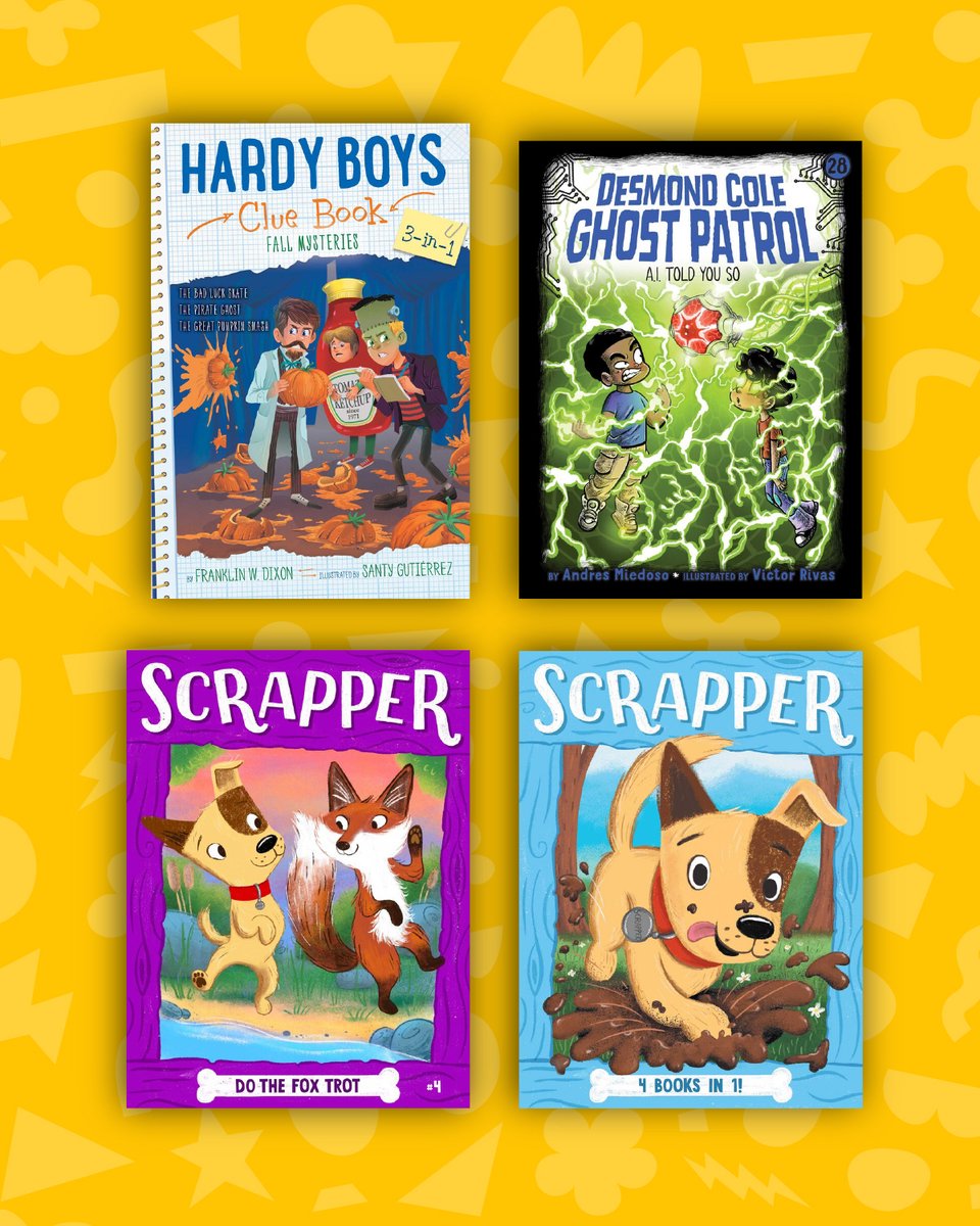 SimonKIDS's tweet photo. We had some fantastic chapter books come out over the past few months! Chapter books are lightly illustrated books perfect for emerging readers ages 5-9. Click through to see some of our newest ones from August and September! See any your kids have read?

Authors/illustrators: @santygutierrez @VictorRivasV @ariellandyart @DoctorYasmin @KathBatt @PriscillaDesign @marshariti @mag_takac @MaishaWrites @_courtney_luv7