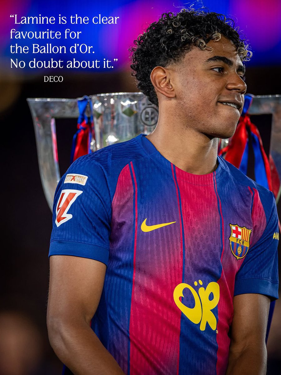 AccessYamal's tweet photo. 📲 | FC Barcelona via IG: "Our talent. Our pride. Our Ballon d’Or."

#LamineBalonDeOro 🌕 https://t.co/4hTJ1pu8Jj
