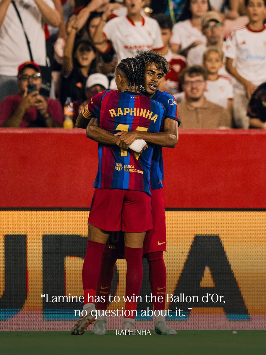 AccessYamal's tweet photo. 📲 | FC Barcelona via IG: "Our talent. Our pride. Our Ballon d’Or."

#LamineBalonDeOro 🌕 https://t.co/4hTJ1pu8Jj