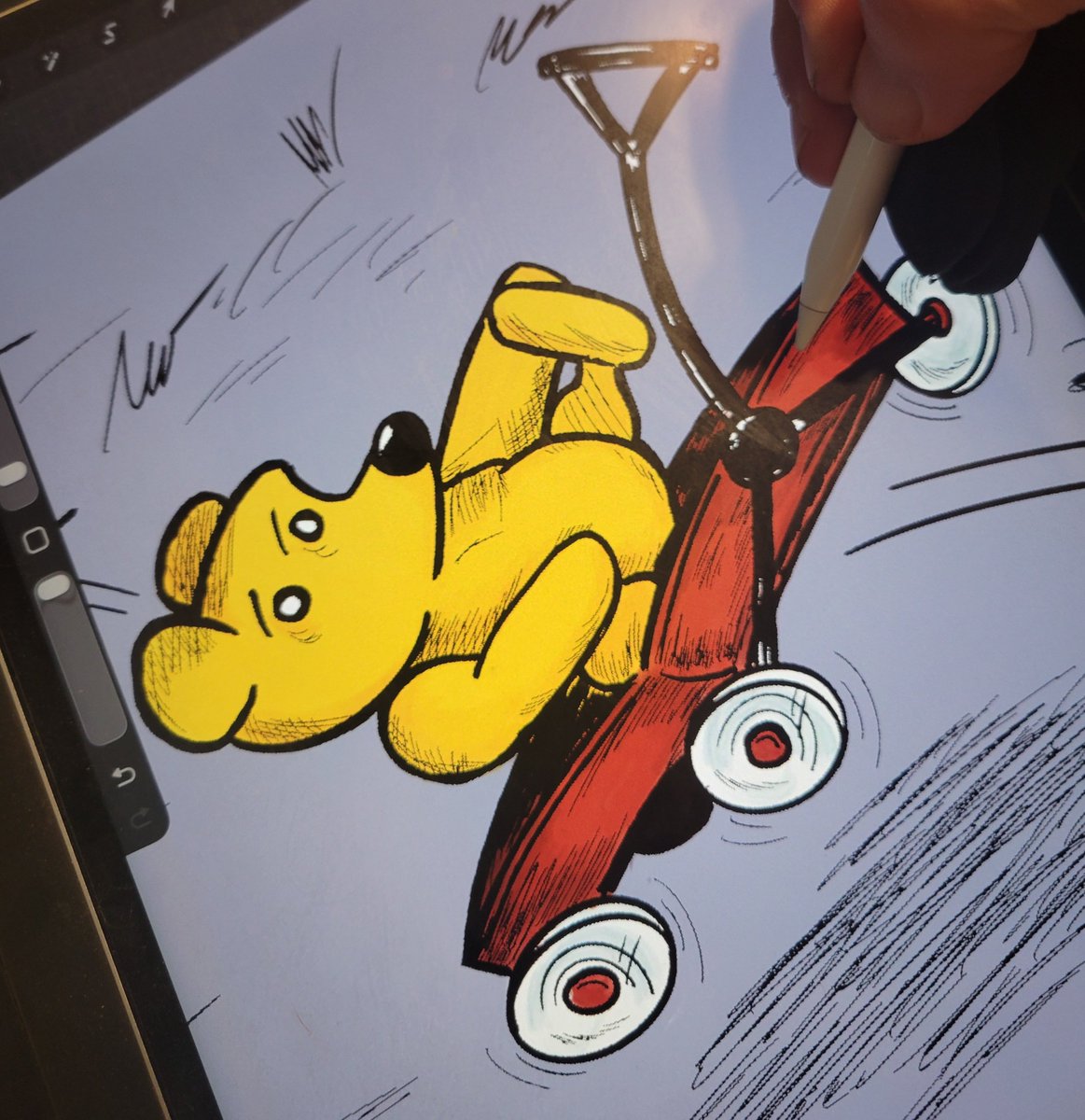 alt_world's tweet photo. I've been a bit quiet on this front for the last couple of days. During which this page has been penciled, inked, and colored.
#comics #wip #winniethepooh #noredshirts #preview https://t.co/VwEkWPu3iN