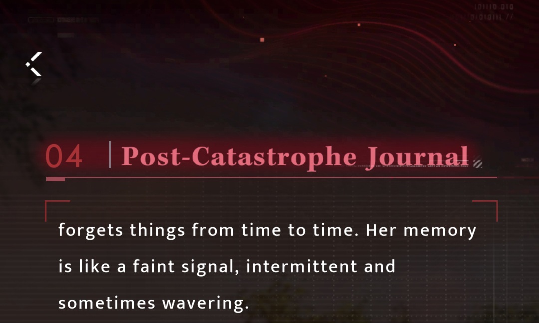 farspacemomo's tweet photo. ⚠️ our trajectory astray spoilers / ms branch spoilers

as always, opening with the disclaimer that i play with the EN text, which is not well-translated, and so much of this theory rests on interpreting the EN text. the discrepancy i am describing may not exist in the other versions of the game, but there was something i noticed across three different scenes that gave me pause

to start with, the neural chair in caleb's room (silence of the cosmos part 5, ghostly ship)

'"Welcome. Thank you for using the Psychological Healing Apparatus.
This system constructs immersive scenarios in real time based on the user's consciousness...
It's designed to alleviate cognitive fatigue, loneliness, and psychological imbalance during prolonged Deepspace voyages."

[Would you like to load Caleb's most recent experience?]'

so the wording here is already a bit tricky—the "user" at the time of caleb's most recent experience would be caleb, but the user in the scene is us. the first few scenes, though they are reconstructed from caleb's consciousness, proceed seemingly from our point of view. we are watching caleb because we are there beside him, which is indeed an immersive scenario, though if it's all constructed off of his consciousness and not ours and we're just playing back something that's already generated, we should be seeing this from his POV

the place this gets weirdest is during the very brief lab flashback

'In a stark white room, a boy slowly opens his eyes and turns his head toward the opposite wall.
(Is this...the Gaia Research Center? Why is Caleb here?)'

i have a better question. why are we seeing a memory from caleb's childhood, which we are not explicitly stated to have even been present for, from a third person POV? i had initially written this off as just the usual narrative convenience where memories look like they're being played on a TV because that's the easiest way to make it understandable for the viewer, and this is an otome game. the path of least resistance is obviously going to be having things from our POV even when they sometimes shouldn't be

but then we go on to recount this scene in an even more bizarre way in silence of the cosmos part 6, my small everything

'I always thought his "death" dragged me into all of this.
But the gears of this story started turning long before we ever met at the shelter.
Why was he at the Gaia Research Center? Why did he look at me with those eyes?
Why was he thin and small? Why did he have all those scars on his arms...? No child should have to bear them.'

we can assume the opposite wall was maybe some sort of partition where we must have been standing, but we should have no memory to construct this from because we don't remember the gaia days. why are we seeing a memory that only caleb still has, from our own POV, with details that wouldn't even really make sense for him to be describing himself with (why does he have such a strong idea of what he looks like? thin and small i can see him having that impression of himself, scars on arms make sense, but his consciousness would not retain any particular image of his own eyes unless he's looking at a mirror)

then the third instance of narrative "whose fucking POV is it anyway" is in the incubation tube scene, also in silence of the cosmos part 6

'The boy looks down to see his own frail body suspended in fluid, curled up like an unborn life.
Nearby, another incubation pod floats in silence. Clear liquid sways gently inside. A girl sleeps soundly within.
They look alike as if they were born from the same womb.
The girl is the first to open her eyes. Through the thick glass, she gazes at him.'

the sleeping girl did what. how is she the first to open her eyes if caleb was already looking down at his own frail body in the fetal position

this is a theory that's been going around for caleb fans a long, long time now, and i think it's all but true atp—at one time we were absolutely a single being (maybe made of the same non-existent element that comprises the aether core), and i think that being was split in two. it would account for all these strange POV blips, all these references to caleb having a telepathic connection with us, that line from the decoherence event about an extraterrestrial thinking we might be one being, the "primordial chaos where we had yet to be separated" in imperial thronesong (thank you phil for pointing this out omg 💝), and a million other things

but one of the huge things this would answer is something i don't think has been addressed yet: why DID we lose our memories every time we died in the experiments? i am theorizing that our consciousness, having been split into two, was not stable, and that is why our memory constantly failed, and part of why memory rests at the heart of caleb's own story. it reads as if we once shared a mind that could not reconcile being parted, and then went on to follow an eerily similar arc once it was split in two

from WU sealed in dust, ch 3 observation log:
'After her resurrection, her cognition and memory of her previous "life" were erased. To reassess her abilities, I gave her picture books and cards with words. She quickly passed my tests with flying colors, performing better than children at her age. She absorbed and understood information faster and more thoroughly.
If she were in school, she could easily be a fifth-grade student.'

from an open window ch 3, a small victory:
Emryn: "You're a fast learner, huh? When you first got here, you could barely read. But within a month, you were picking up books on your own."

so if we were one being, with one mind, one consciousness, one perception, split into two...maybe the two halves are still transmitting a signal to each other, trying their best to be whole again. if we were one, there are still vestiges of this, and they are all over our brother's story