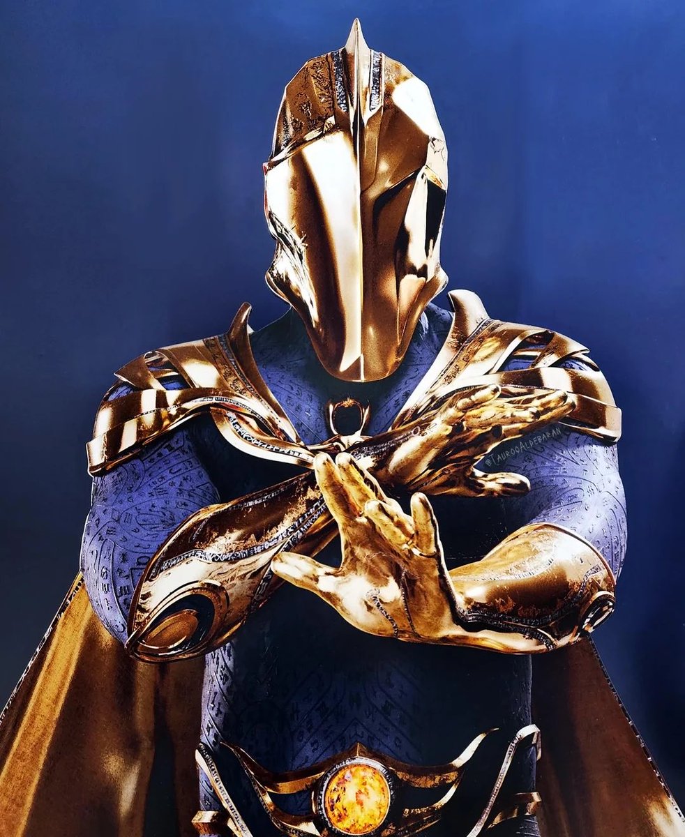 TheJokersGrimm's tweet photo. If I could bring ANYONE from the DCEU back it’d be Pierce Brosnan’s Dr. Fate https://t.co/Jlem6irQOq