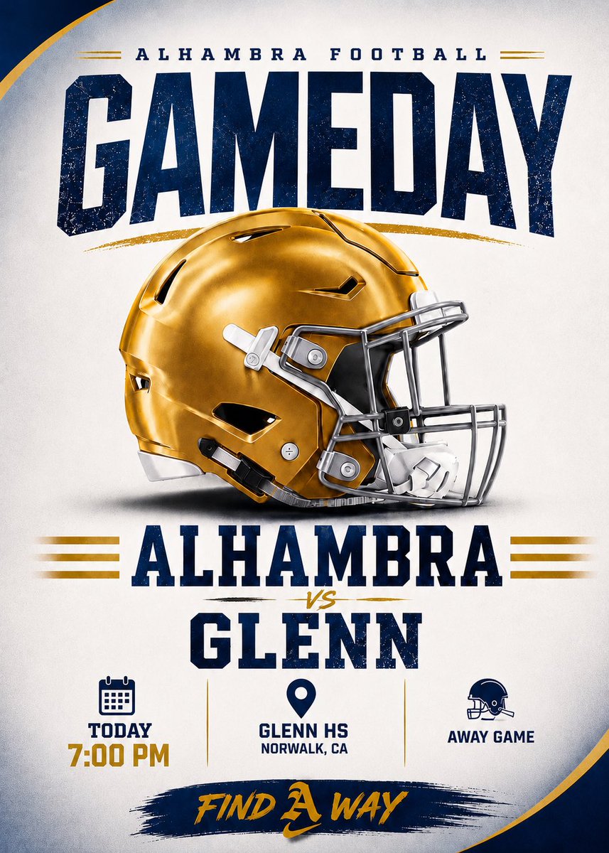 AHSMoorsFB's tweet photo. The Moors take a 2 game winning streak on the road tonight to take on Glenn HS in Norwalk. Kickoff is 7 pm. #GoMoors https://t.co/aGZ44tkNLZ