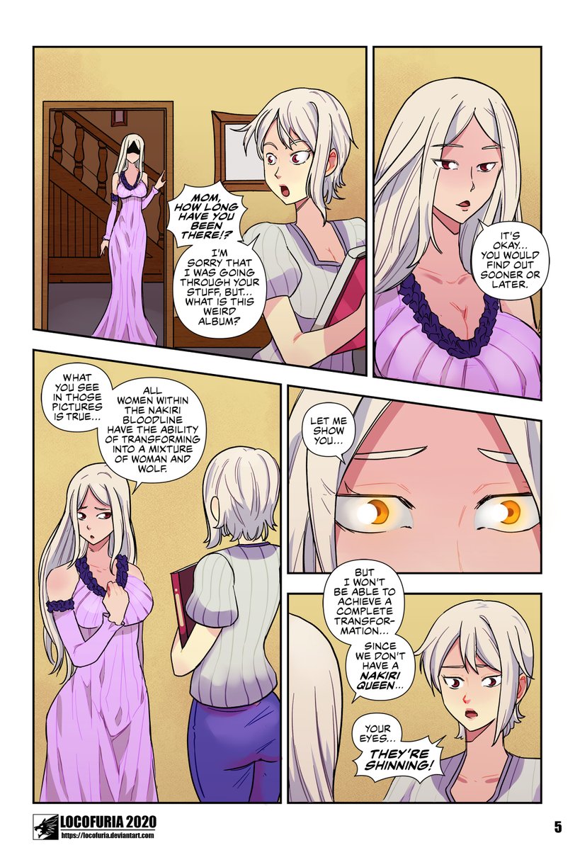 Locofuria2's tweet photo. TOTSUKI WOLVES | Page 05

#femaletransformation #werewolf #shewolf #wolfwoman #erina_nakiri #alice_nakiri #shokugekinosoma #breastexpansion #buttexpansion #multibreast #TFEveryday #tf #transfur #fangs #claws #tail #leonora_nakiri https://t.co/MscHViwGhP