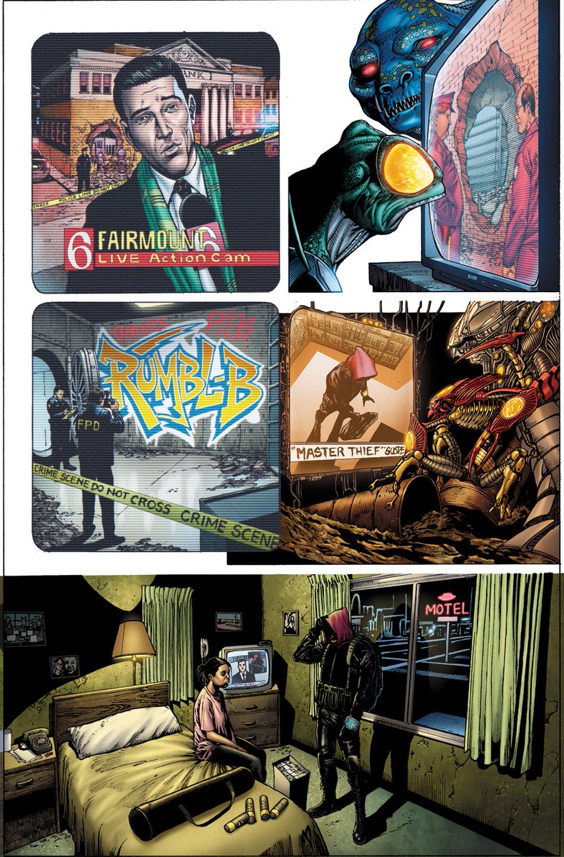 EthanVanSciver's tweet photo. The first four pages of CYBERFROG:NOTHIN’ WEIRD #1!  Back it tonight!  https://t.co/EYTMfVJF3k https://t.co/DwYex6BdEX