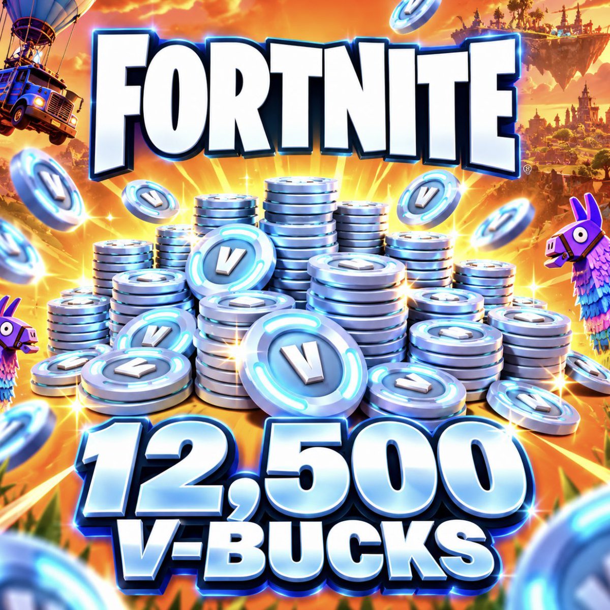 FortnitePV2's tweet photo. 12,500 V-Bucks code going to some people who like and reply to this tweet to get all the RESIDENT EVIL SKINS!?

Don’t miss this chance 👀 https://t.co/AylX63d3yG