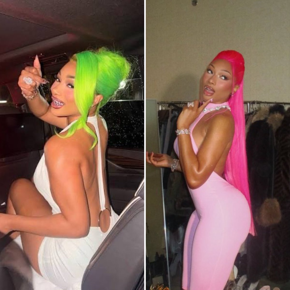 stallibob's tweet photo. Cosmo and Wanda 💚🩷 https://t.co/93n5wBPhZi