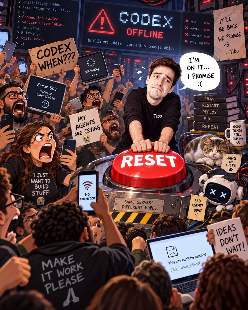 AfDevs's tweet photo. @thsottiaux I had a delivery to finish and planned to use the weekend to get it done. Now I have people complaining behind my back, delayed work, and my peaceful weekend is gone.

Thanks, OpenAI, for finally settling this debate between you and Claude. I’ll drop Pro and go back to Anthropic. https://t.co/Dbq1c80cg2