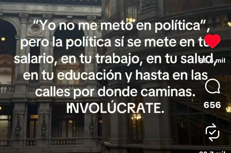 GARCIPAVON's tweet photo. ¡INVOLÚCRATE, después no te quejes! 😠
#VotaYDoblaTuBoleta 
#VotaYMételaDoblada 2027