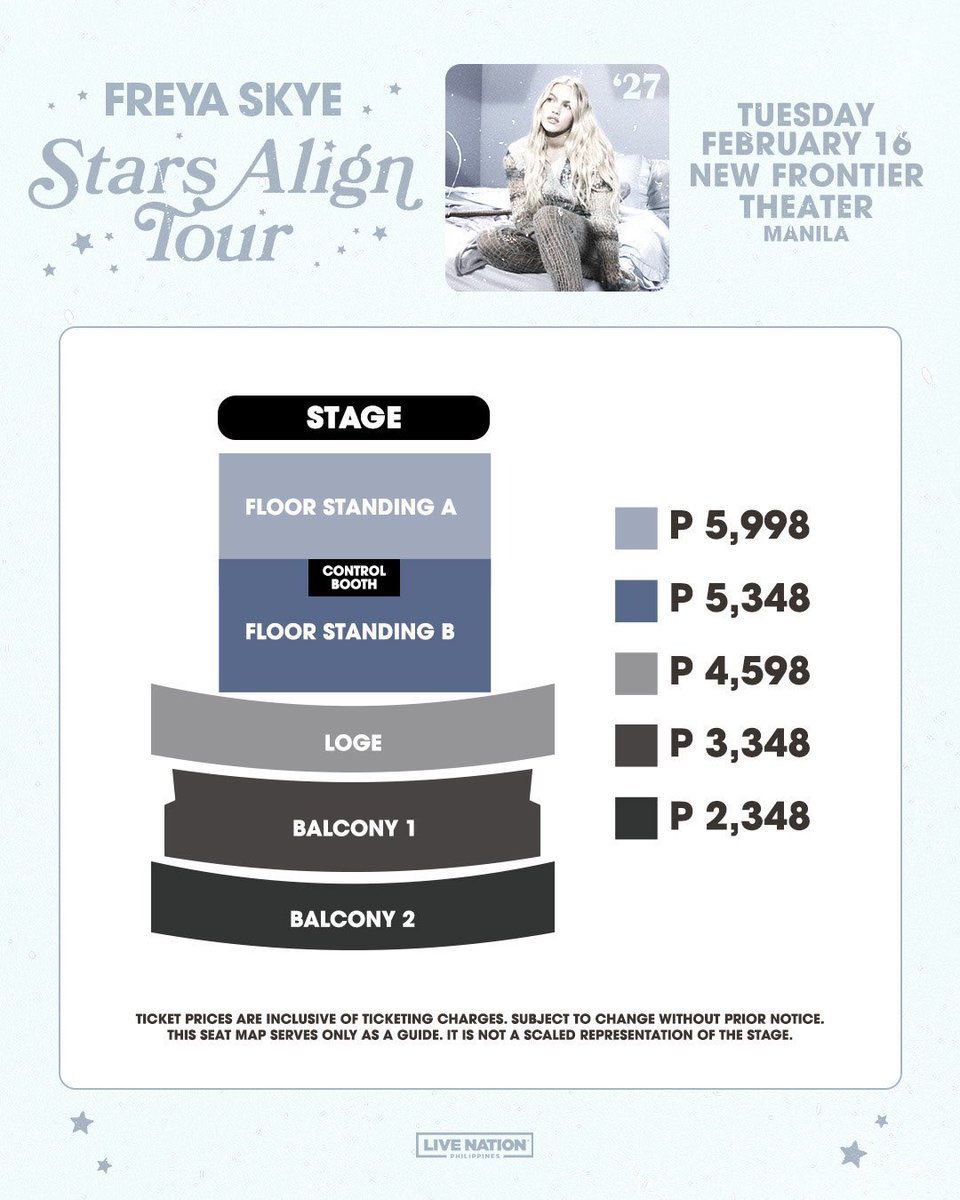moorejstip's tweet photo. OPEN ACCEPTING FOR TICKET ASSISTANCE TPA 

💫 Freya Skye - Stars Align Tour in Manila

- Under your own name/account! 
- Pinned for legitimacy 
- ₱100 fee per ticket | no ticket = no fee

t. proxy assist ta philippines htb ph help to buy service ticketnet

#FreyaSkyeInManila https://t.co/ByQFdXuV7t