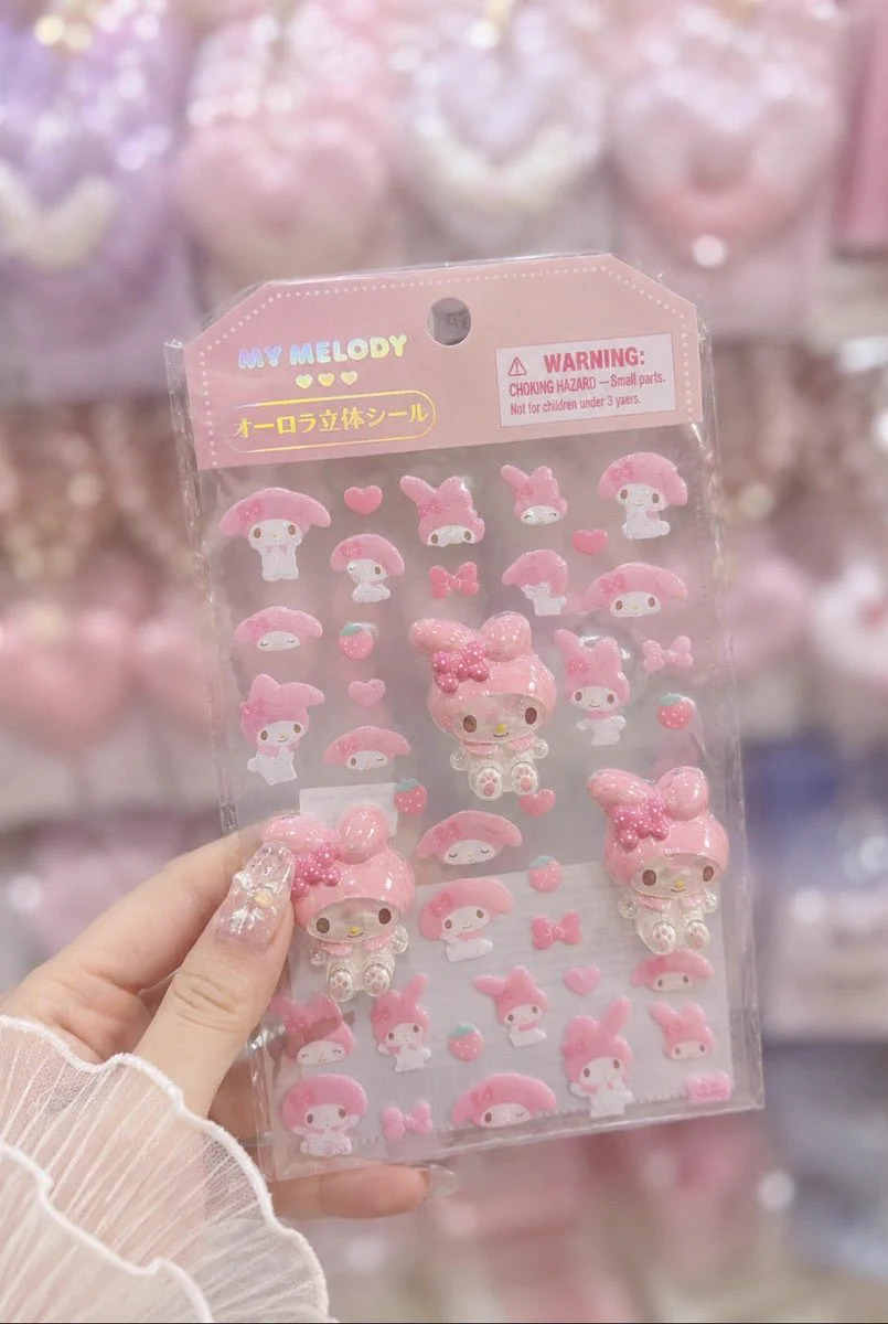 シュガーバニーズ クリアケース シュシュ ヘアゴム ミラー くし シール
