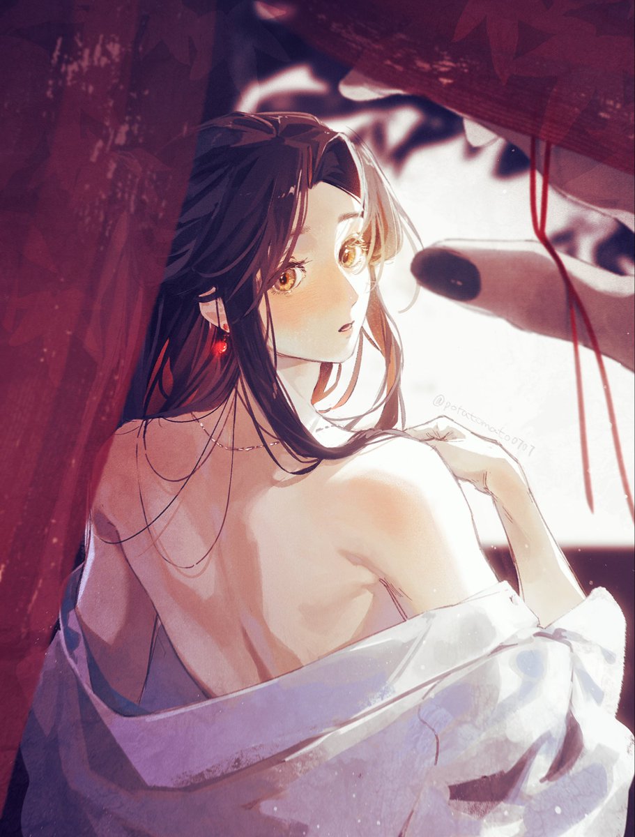 potatomato0707's tweet photo. #TGCF #hualian #天官赐福
不想做事就拿出來摸一點，結果事情一件都沒做完圖倒是先摸完了 https://t.co/RoPgNYswGv