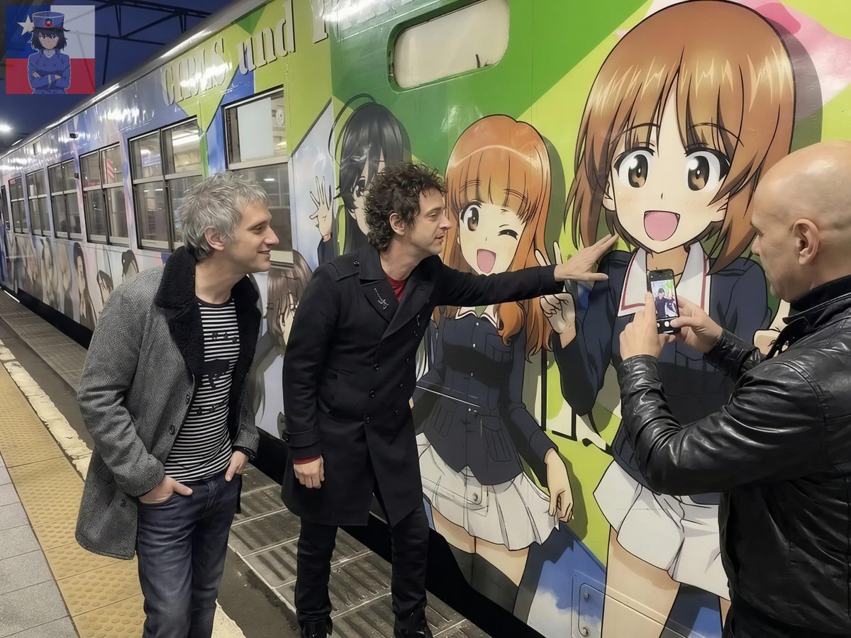 Rena_Andou_69's tweet photo. Soda Stereo paseando por Oarai Japón ❤️
#girlsundpanzer 
#sodastereo 
#oarai 
#argentina 
#japon https://t.co/OCxndNex3M
