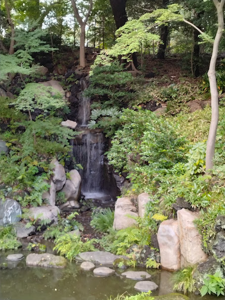 _hiromi_suzu's tweet photo. おはようございます。
旧古河庭園の大滝です。七代目小川治兵衛（近代日本庭園の先駆者とされる作庭家、庭師）が最も力を入れた場所。清々しいです。
今日も良き一日お過ごしください😊