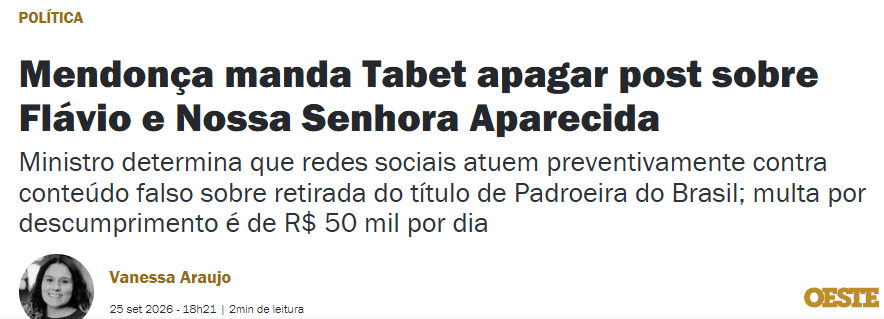 cynaramenezes's tweet photo. o tabet falou em "família miliciana" e TODOS os veículos noticiaram a CENSURA de andré mendonça como se ele estivesse falando do flávio, até a revista oeste.
é oficial: família miliciana virou sinônimo de família bolsonaro https://t.co/HPCWzy4d45