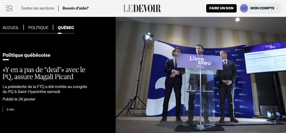 lucquebec's tweet photo. PSPP a rencontré à nouveau et discrètement Magalie Picard hier soir (jeudi).

Quand le gouvernement couche avec les syndicats, les travailleurs paient la facture.

https://t.co/95y4jcSEuJ https://t.co/Ei272ckThP