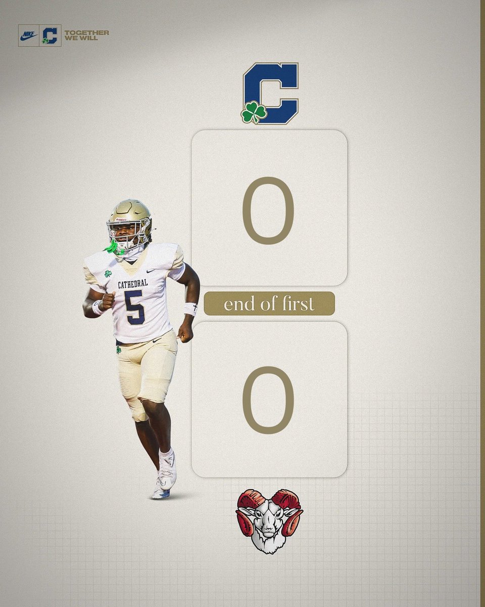 CathedralFBall's tweet photo. End of First ☘️🏈 https://t.co/7zR1TaWaHI