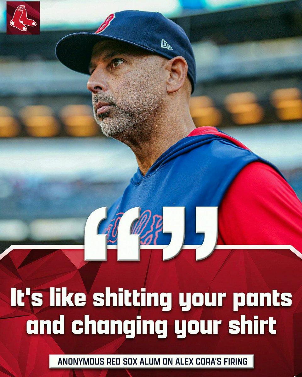 fonsecaferdm's tweet photo. [Talkin’ Baseball] An anonymous Red Sox alum on the firing of Alex Cora: “It’s like shitting your pants and changing your shirt.”
#PostSeason #FortressName https://t.co/pxCNLtcyB9
