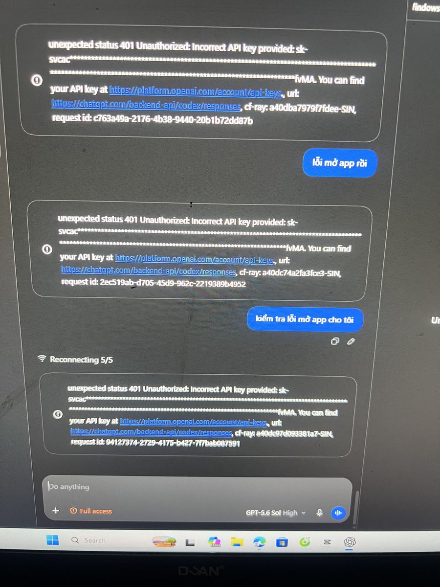 mrthuyetcrypto's tweet photo. @thsottiaux Oh man, just imagine something happening to my account—you'd better give me a limit reset tomorrow, or else things won't be pretty! 😂 https://t.co/CrbLIEtrKc