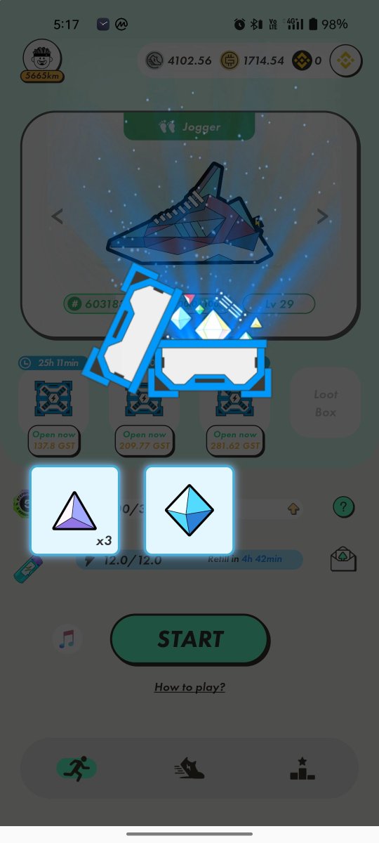 Side80Need's tweet photo. 土曜早朝ップン☁️
1000日バッヂもらいました🥳
#STEPN  #STEPNactivationcode 12384720 https://t.co/llI4EiCHbE