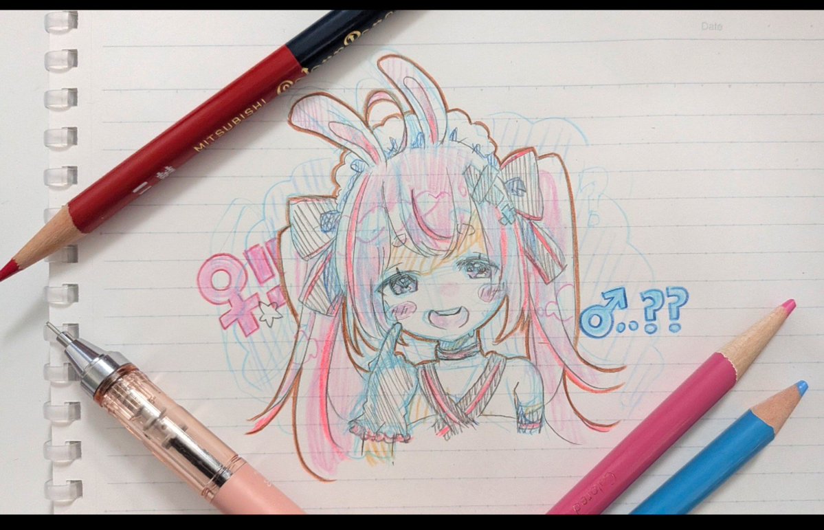 age_172's tweet photo. 朝少し時間があったので✎
兎鞠まりちゃん https://t.co/W7q6tnwXcp