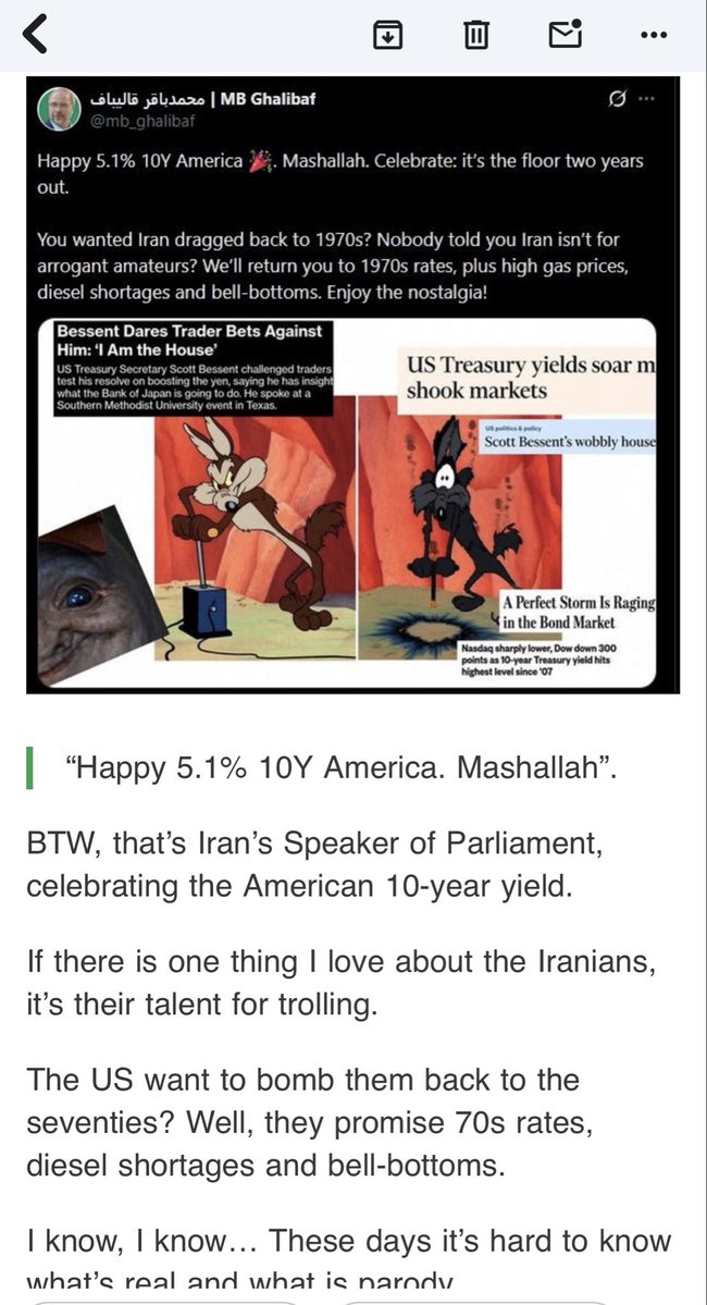 HowNowBow's tweet photo. @EastEndJoe Two can play at ego driven bully war games! Iran strikes back as the US economy gets more depleted by the day! Thank Trump as ISRAEL keeps the dirt on him a secret for dragging us into ANOTHER endless toxic ego war! American voters and taxpayers wake up!! https://t.co/Tw7Fyaip4s