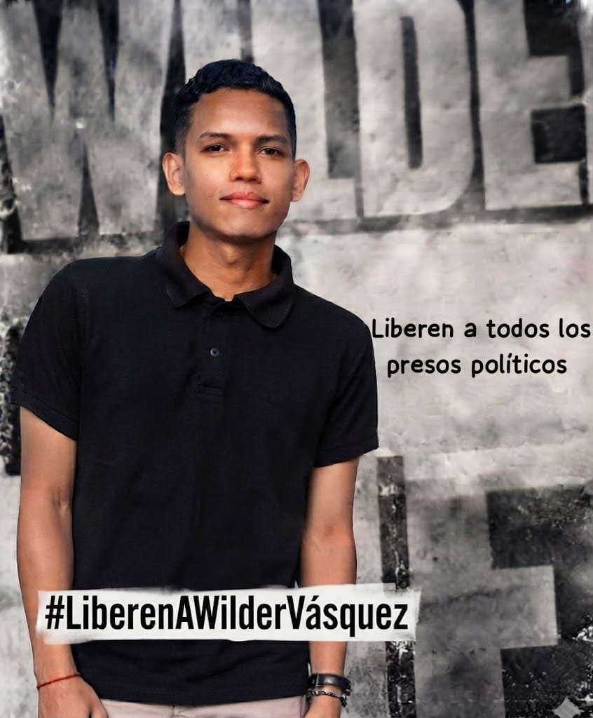 Coalicion_ddhh's tweet photo. Cuando la condena se cumple, la cárcel se convierte en un secuestro. 

Wilder Vásquez ya pagó hasta el último día fijado por la ley. 

¿Por qué sigue preso? 

#LibertadaParaTodosLosPresosPoliticos
#PenaCumplida  
#DDHH
#Venezuela 🇻🇪 https://t.co/4novYVVfhO