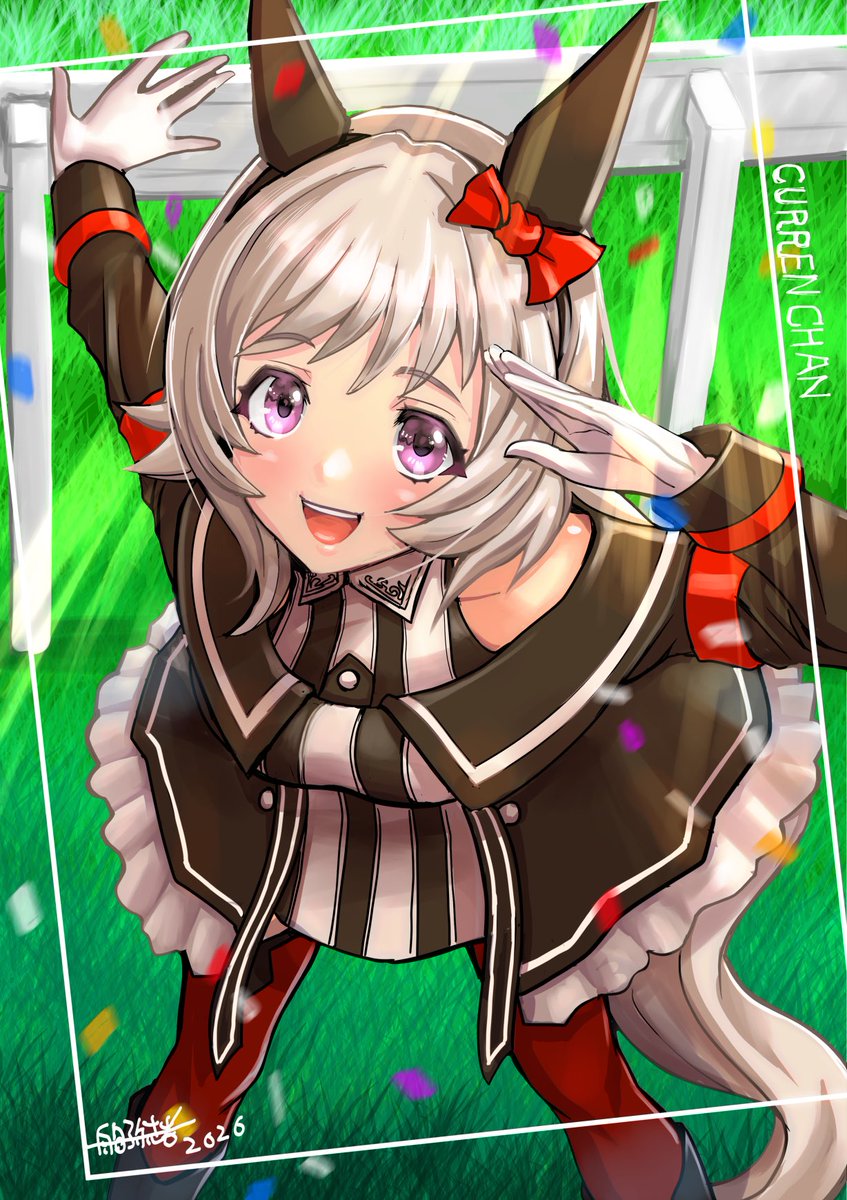 Sakichi_Funaya's tweet photo. (朝ラクガキ)

カレンチャンおつかれー

 #ウマ娘 
 #カレンチャン

ボツにしようとしてたけど やめたー https://t.co/rgDWlGllyC