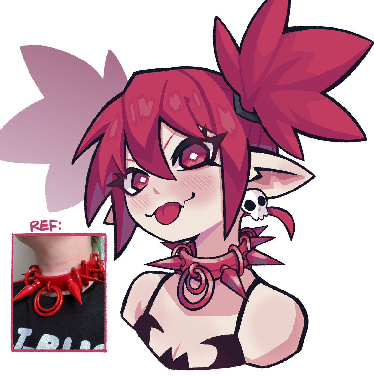 GomeyTheAndroid's tweet photo. i saw this choker on pinterest and i put it in her https://t.co/MwhHlM99HT