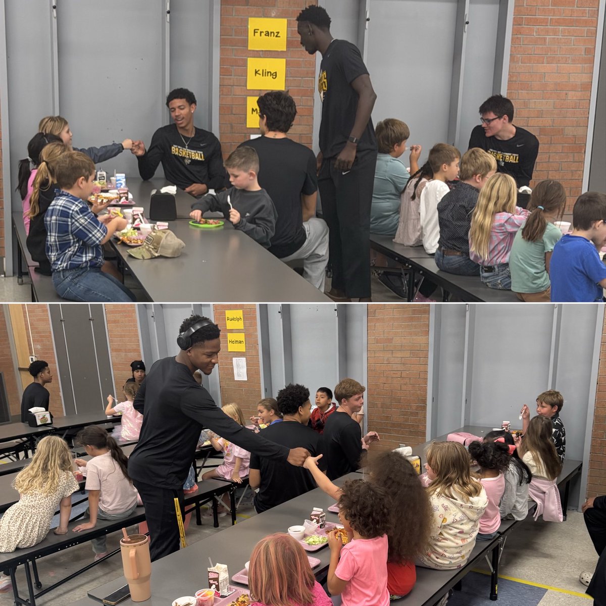 TechTigersMbb's tweet photo. Friday Fun at West Elementary! #GoTigers #FortHaysTechNW https://t.co/TvFjqLCR89