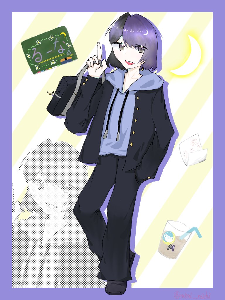 reirei__raichi's tweet photo. ⚠衣装改変(学生服)注意
#M社制服大作戦
刈ﾒﾘ(@ SenXing42313)様主催の素敵な企画に🌙様で参加させていただきました！
他の方の素敵絵は上記タグから閲覧できます💕 https://t.co/A7G703dUy7