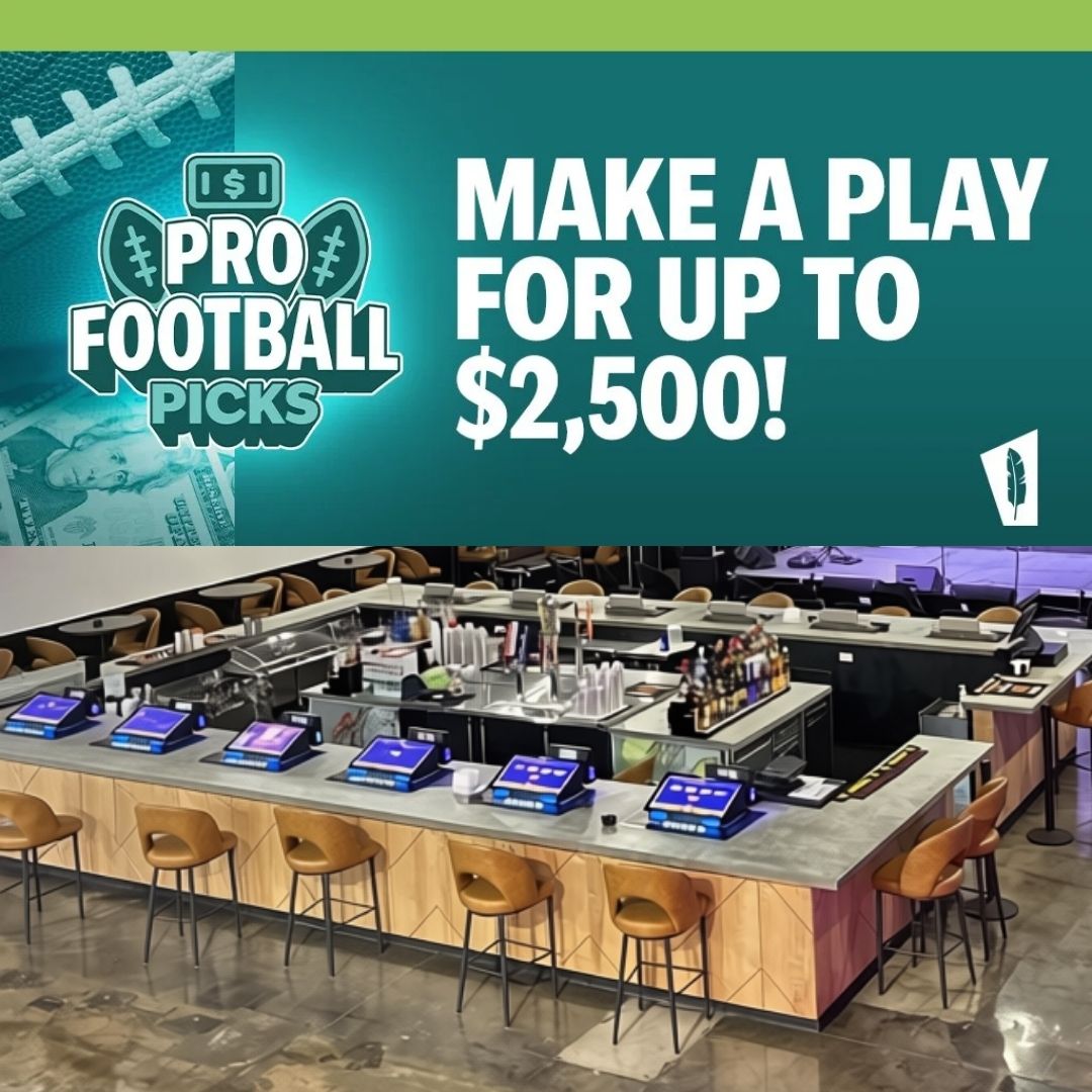 KickapooHarrah's tweet photo. Make your play before game day! 🏈 Score some FREEPLAY and CASH! 🤑 https://t.co/gjTi5rXl7f