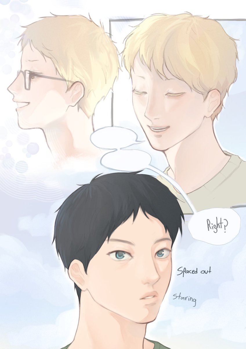 kiwi52074094's tweet photo. [Blind Au] Tobio keeps having flashbacks #kageyamatobio #tsukishimakei #kagetsuki #kiwiagresivo https://t.co/EhWbi0odle
