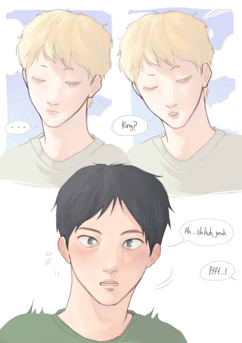 kiwi52074094's tweet photo. [Blind Au] Tobio keeps having flashbacks #kageyamatobio #tsukishimakei #kagetsuki #kiwiagresivo https://t.co/EhWbi0odle