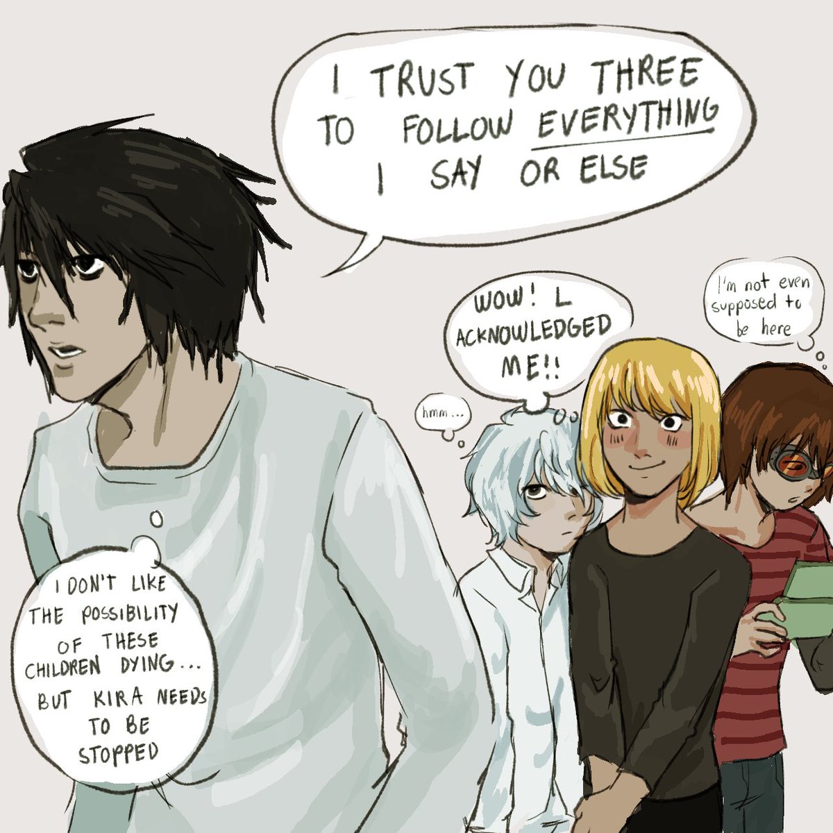its_vea18's tweet photo. Just an excuse to draw these four together https://t.co/FxivbmIzuF