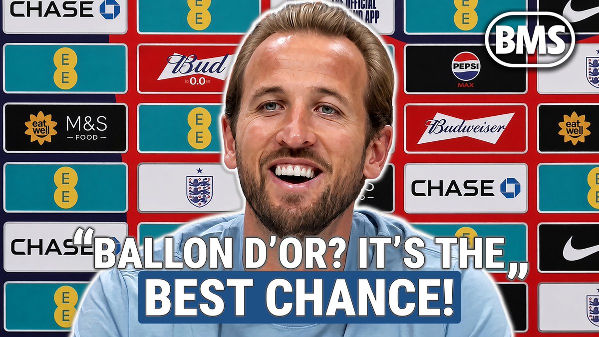 BeanymanSports's tweet photo. 🚨 NEW YOUTUBE VIDEO 🚨

KANE: “BALLON D'OR? IT'S THE BEST CHANCE WITHOUT A DOUBT!” 👀 England v Spain 🏆 Nations League

WATCH HERE 👉 https://t.co/3alIogzvx4 https://t.co/DZk1ffQR7x