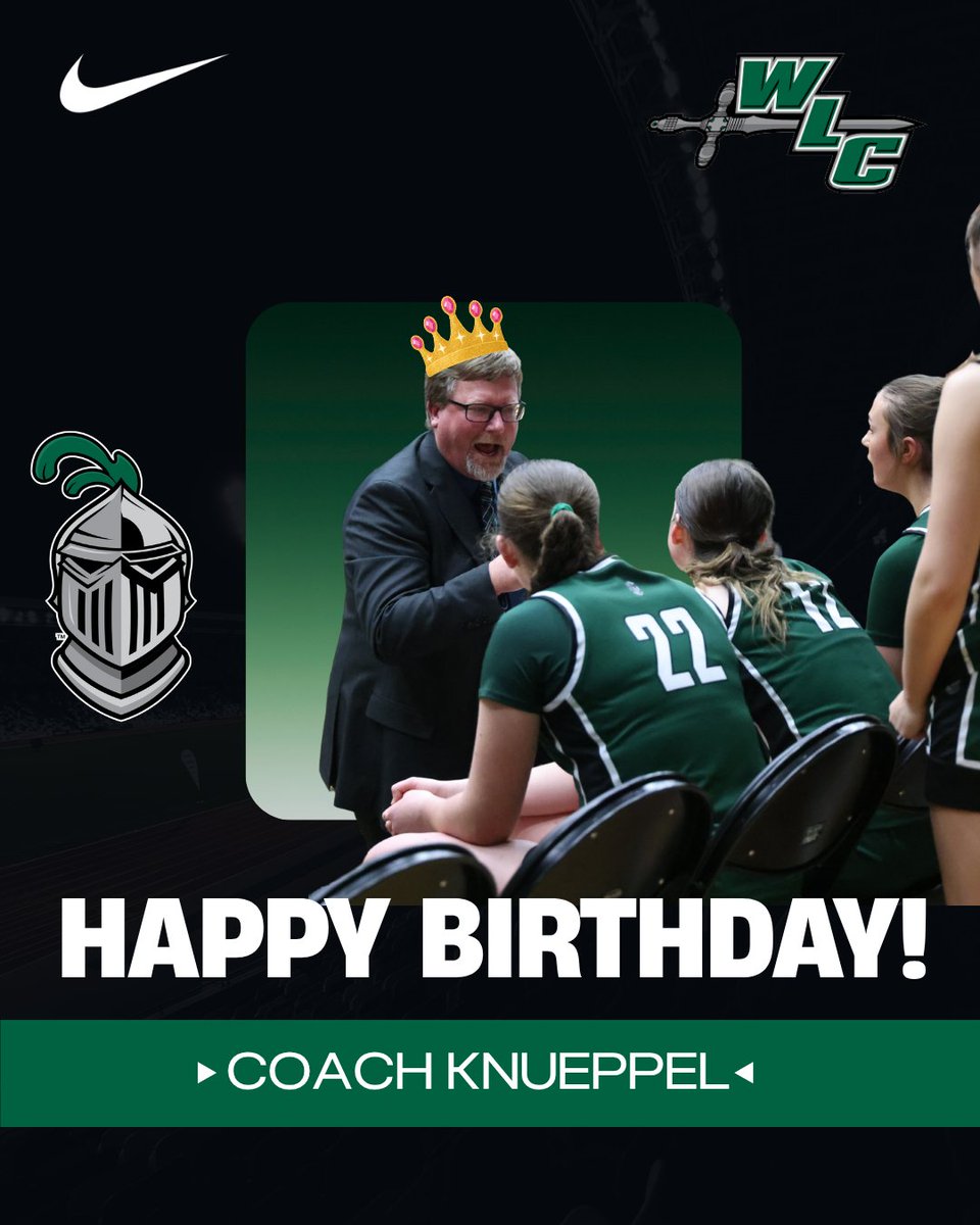 WLC_WBB's tweet photo. Happy birthday to our head coach! 🥳💚 We’re so thankful for all the time, energy, and passion you pour into our team. We hope you have the best day! 🎂🏀 #ArmorUp https://t.co/Cg54tNJSzk