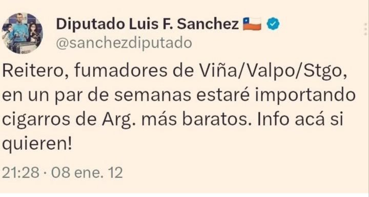 Manunano's tweet photo. @sanchezdiputado Acá cuántos años fueron de contrabando Milhouse https://t.co/zdxMuVbxA2
