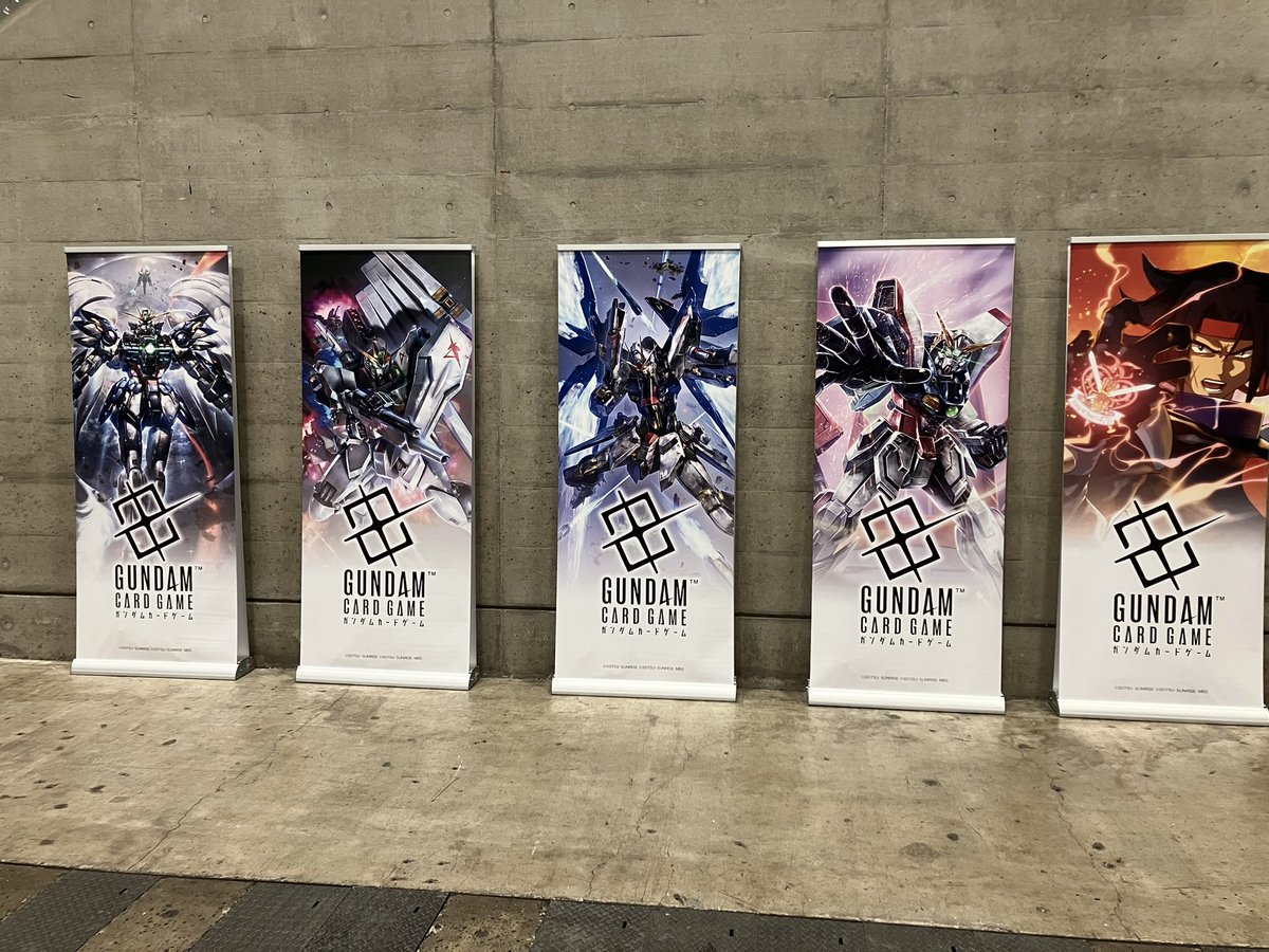 LudensFacere's tweet photo. 幕張メッセ入場しました
対戦、よろしくお願いします
#ガンダムカード
#GCG https://t.co/r16AzN45rI