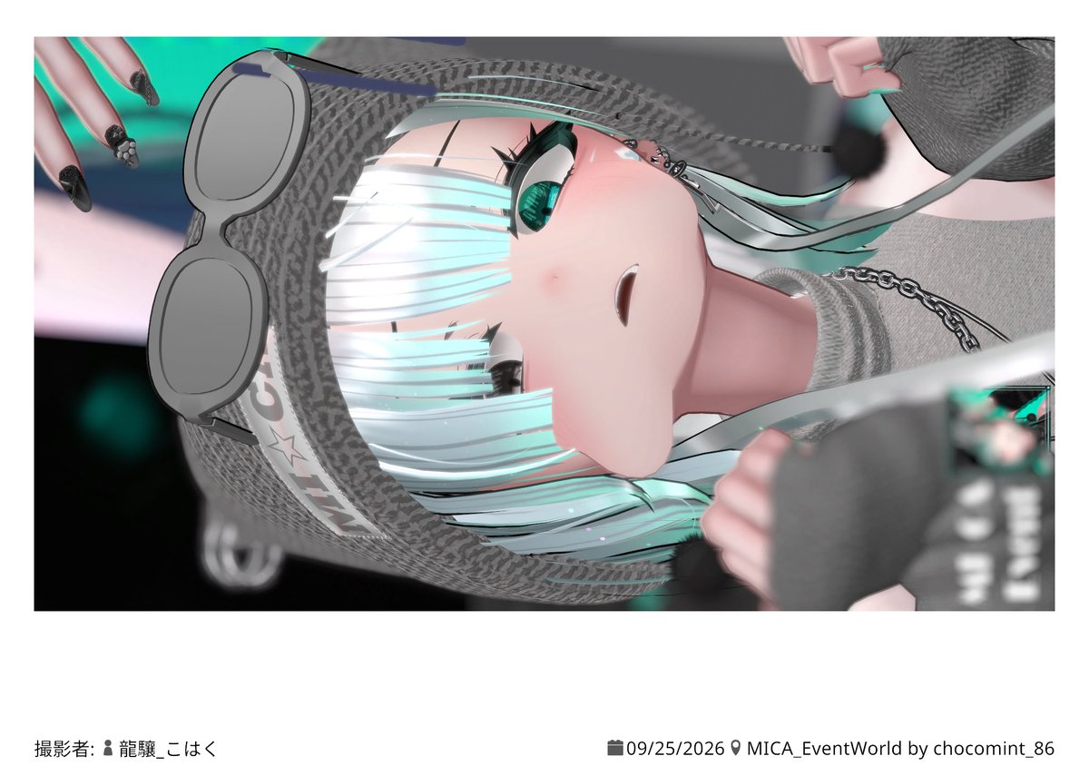 TASshiroko's tweet photo. あぅ...引っ張らないで...！

#MICA_3D #MICA_FC #VRChat https://t.co/OucYZA4K8R